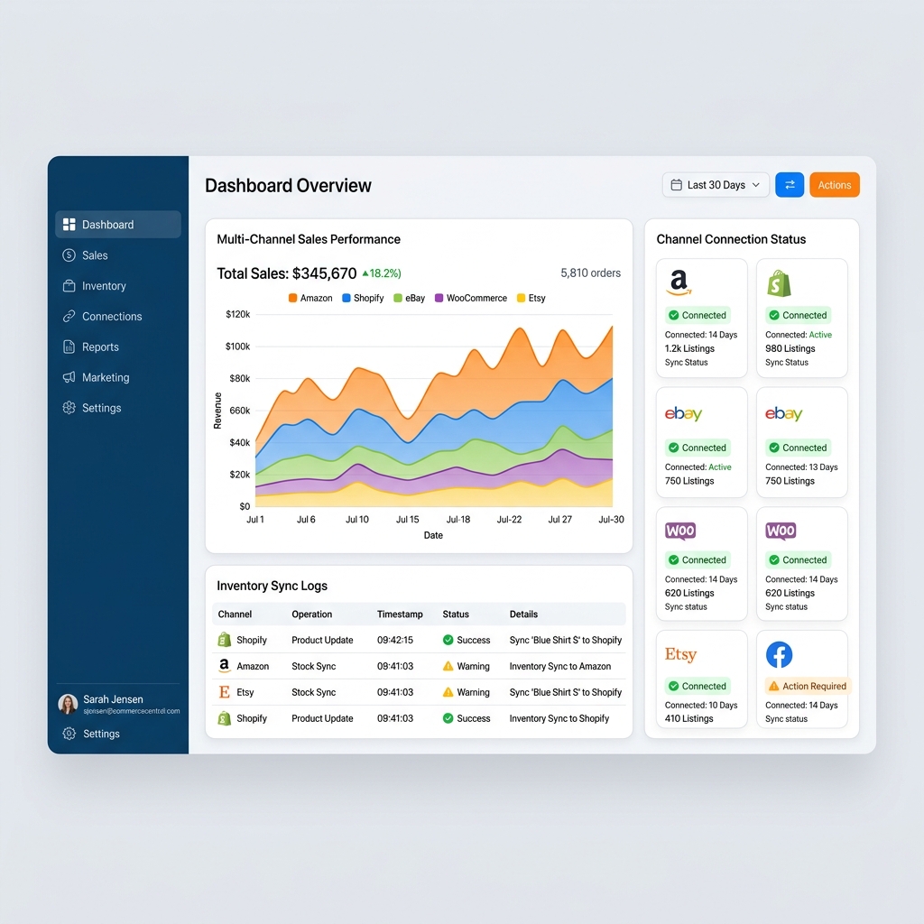 Custom Report Builder Interface Mockup